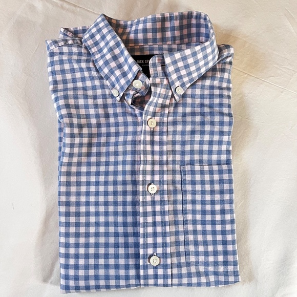 Jack Spade Button Down Shirt, Short Sleeve, Size M - Picture 5 of 8